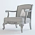 Elegant Maravilla Arm Chair 3D model small image 2