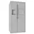 Smeg SBS63XEDH: Stylish Stainless Steel Fridge 3D model small image 3