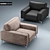 Chic Armchair by Roche Bobois: Ellica 3D model small image 2