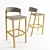 Modern Scandinavian Stool 3D model small image 1