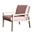 Elegant Paris Armchair by Very Wood 3D model small image 1