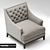 Elegant EPOQ Armchair by Roche Bobois 3D model small image 2