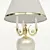 Elegant Gold-accented Classic Lamp 3D model small image 2