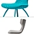 Elegant Callas Chair: Frans Schrofer 3D model small image 3
