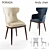 Sleek and Sophisticated: Porada Andy Chair 3D model small image 1