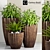 Vintage-inspired Planter Set 3D model small image 1