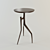 Stylish Bathroom Table with Unique Koryazhka Leg 3D model small image 1