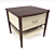Modern Nightstand with Drawer 3D model small image 1