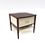 Modern Nightstand with Drawer 3D model small image 2