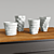 Euclide x Little Gerla: Stunning Marble Vases 3D model small image 2