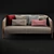 Frigerio Burton Sofa: Exquisite Resemblance 3D model small image 3