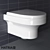 Italian Hatria Daytime Toilet: Sleek, Stylish Design 3D model small image 1