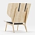 Sleek Mammoth Slim Chair 3D model small image 2