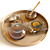 Delicious Tea and Honey Set 3D model small image 1