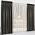 Polyester Curtains 230x152 - Colorful and Durable 3D model small image 1