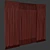 Polyester Curtains 230x152 - Colorful and Durable 3D model small image 3