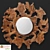 Woodland Decorative Wall Mirror 3D model small image 1