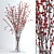 Realistic Red Blossom Branches 3D model small image 1