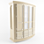 Sleek Wood Bookcase 3D model small image 1