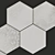 Embossed Matte Ceramic Wall Tile 3D model small image 1