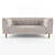 Turbo Sofa: Modern and Stylish 3D model small image 1