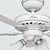 44" Hunter Ceiling Fan - Modern Design 3D model small image 2