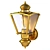 Polished Brass Outdoor Light 3D model small image 1