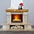 Marble Open Hearth Fireplace 3D model small image 1