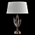 Marquise Bronze Lamp with Faceted Crystals 3D model small image 1