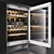 Liebherr UWT1682 Wine Cabinet: 60cm, Animated Door, Multiple Textures 3D model small image 1