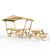 Title: Outdoor Retreat Set: Garden Gazebo & Table 3D model small image 1
