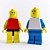 4 Unique Lego Characters Set 3D model small image 2