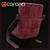 Red Velvet Lounge Chair 3D model small image 3