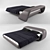 Luxury Air Lounge Bed by Meritalia 3D model small image 1
