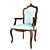 Elegant Chair Classic 3D model small image 1