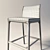 Modern Adjustable Bar Stool 3D model small image 3