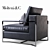 Sleek Contemporary Armchair: Molteni&C Portfolio 3D model small image 2