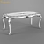 Elegant Carpenter Long Dining Table 3D model small image 3