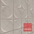 Sindhi Blanco Etnia: Ceramic Tile 130x130mm 3D model small image 1