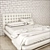 Alivar Italian Bed - 209x175x124 cm 3D model small image 2