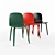 Minimalist Muuto Visu Chair 3D model small image 2