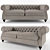 Coastal Comfort Sofa 3D model small image 1