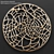 Champagne Spidersilk Wall Sculpture 3D model small image 1