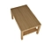 Modern Bedside Table by IKEA LAKK 3D model small image 3