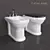 Elegant Canova Royal Bathroom Set 3D model small image 1