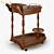 Carpenter Dining Cart - Efficient and Stylish 3D model small image 1