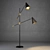 Modern Oster Double Floor Lamp 3D model small image 1