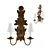 Vaughan WLA86 Wall Lights: Elegant Lighting with a Touch of British Charm 3D model small image 1