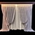 Elegant Window Curtains 3D model small image 1