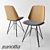 Zanotta June 2056: Sleek and Stylish Chair 3D model small image 1